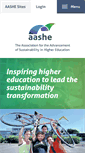 Mobile Screenshot of aashe.org